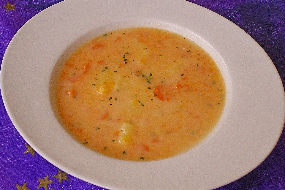 Möhren-Kartoffel-Suppe