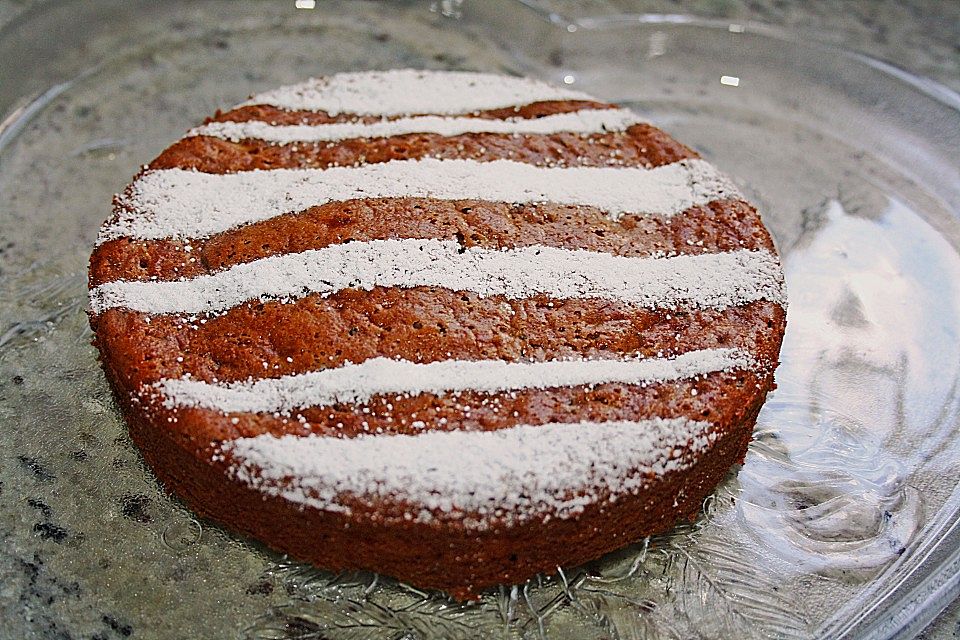Zucchini-Bananen Kuchen mit Schoko