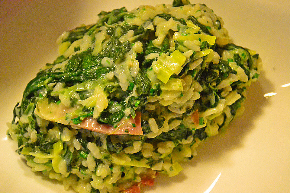 Spinat-Risotto