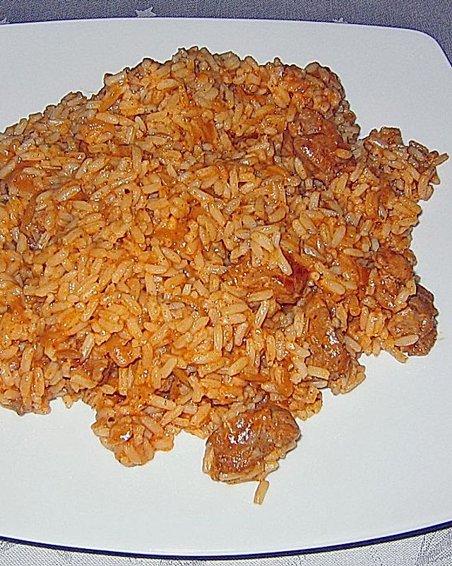 Serbischer Reis mit Kalbfleisch