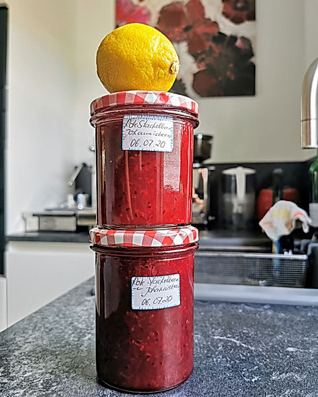Stachelbeer-Johannisbeer Marmelade