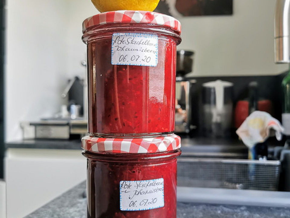 Stachelbeer-Johannisbeer Marmelade von vivisimo| Chefkoch