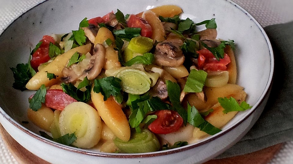 Schupfnudeln mit Lauch-image