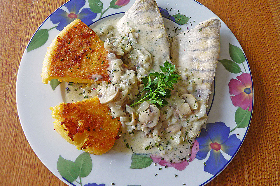 Zanderfilet in Rieslingsoße à la Gabi