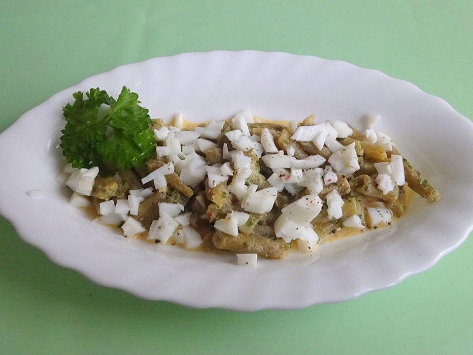 Bohnensalat mit Ei von igelman| Chefkoch