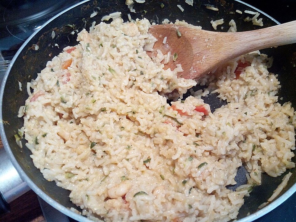 Risotto mit Shrimps und Zucchini von saelma| Chefkoch