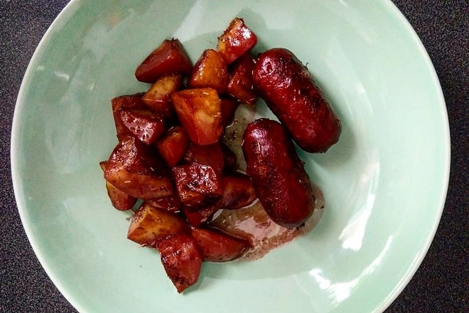 Salsiccia al Forno con Patate