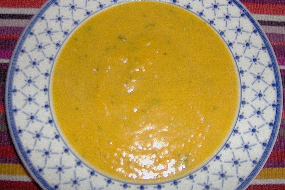 Jamaikanische Kürbissuppe Jamaikanische Kürbissuppe