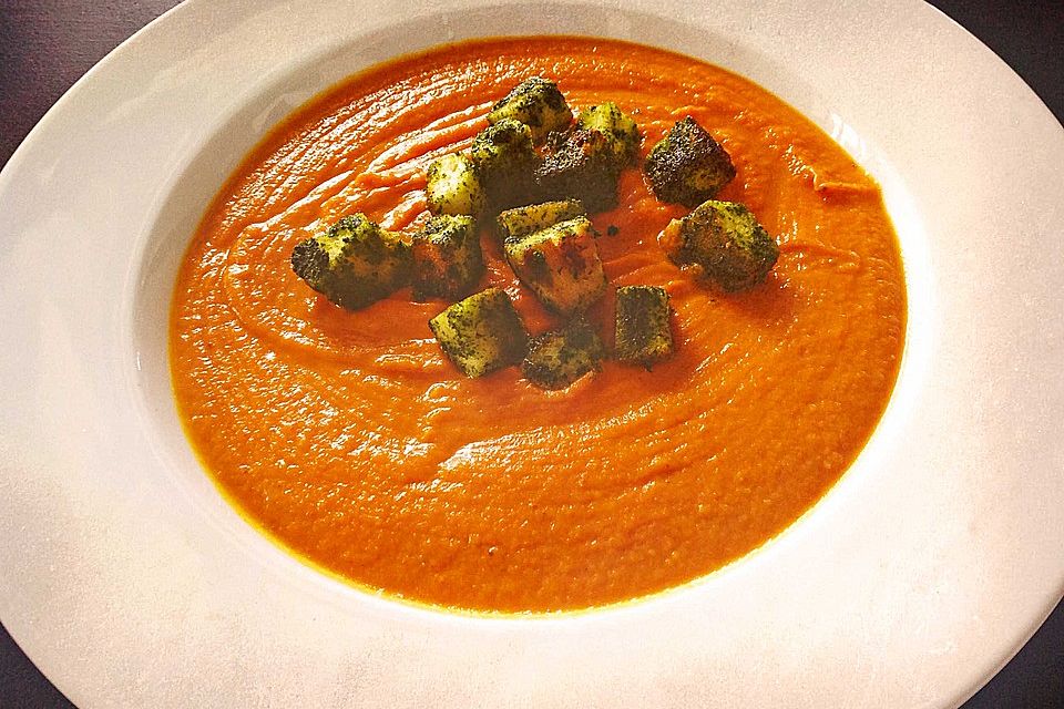 Jamaikanische Kürbissuppe Jamaikanische Kürbissuppe