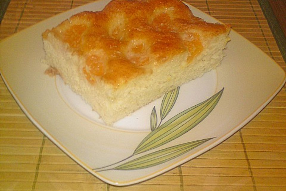 Früchtekuchen mit Mandarinen vom Blech Früchtekuchen mit Mandarinen vom Blech