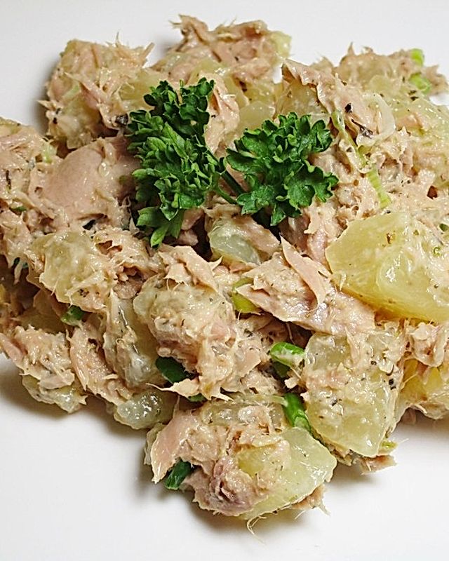 Handkäs-Thunfisch Salat