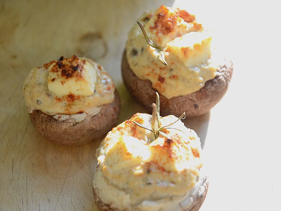 Gefüllte Champignons mit Oliven und Feta von SaschaFreudenberger | Chefkoch