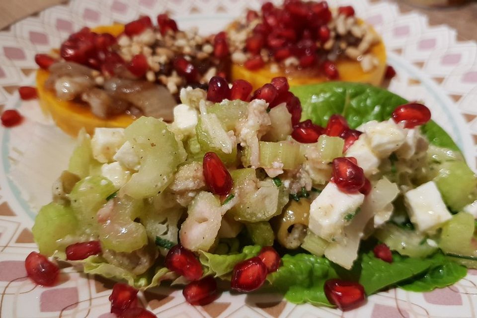 Sellerie-Fenchel-Feta-Salat