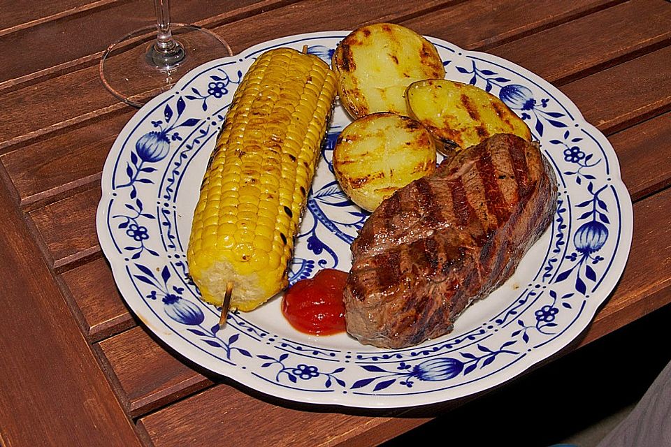 Rinderfilet vom Holzkohlegrill