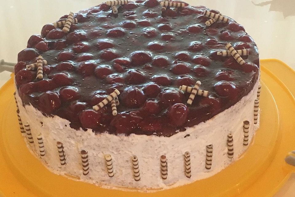 Schnelle Kirsch-Schmand Torte