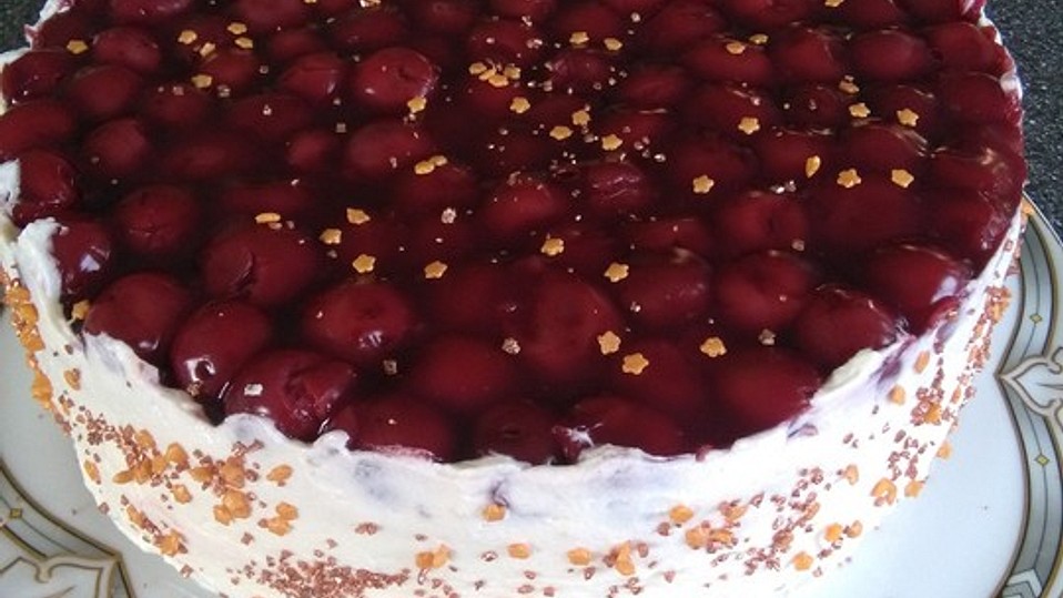 Schnelle Kirsch-Schmand Torte von tourbiene