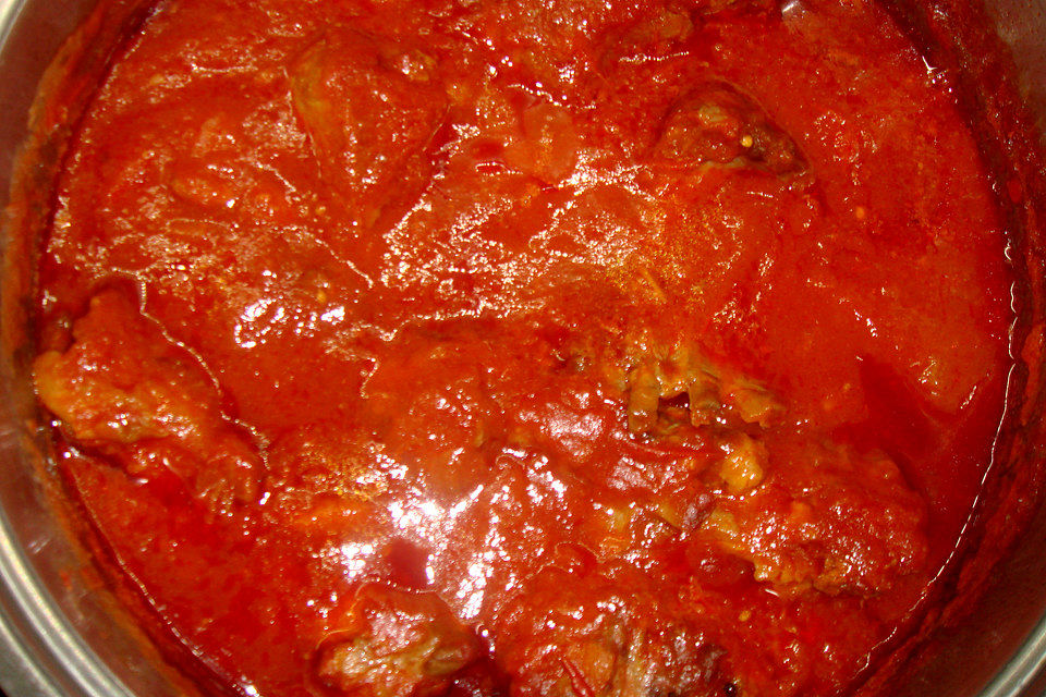 Lamm - Tomaten - Ragout