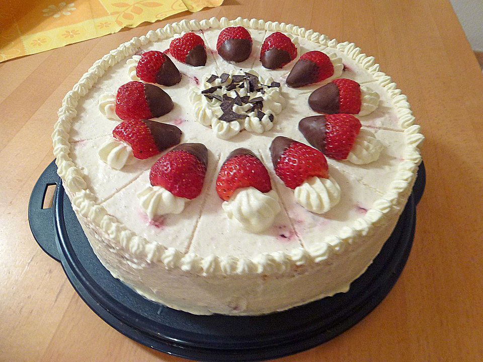 Erdbeer-Rhabarber-Torte von Anja1973| Chefkoch Erdbeer-Rhabarber-Torte von Anja1973| Chefkoch