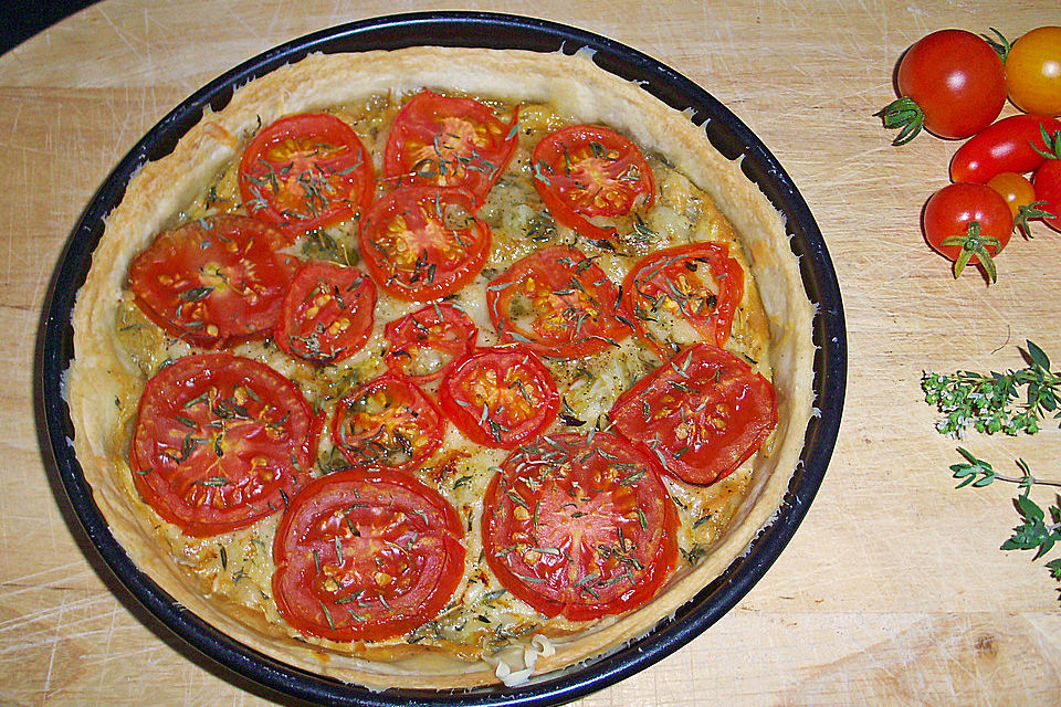 Tarte à la tomate