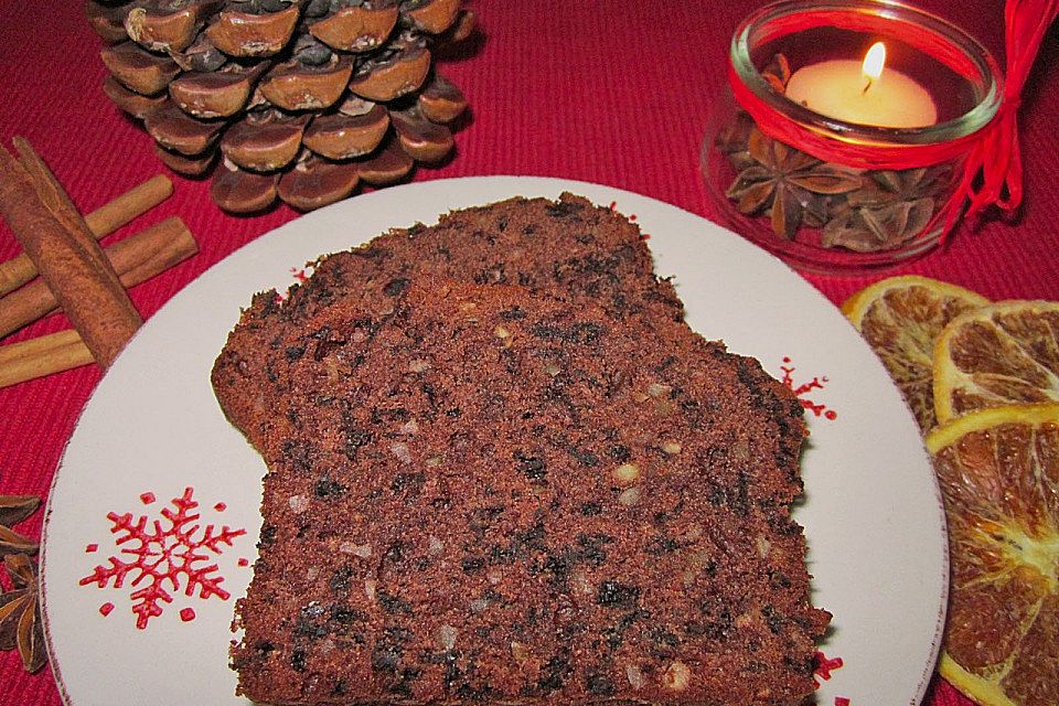 Glühwein-Schokoladen Kuchen