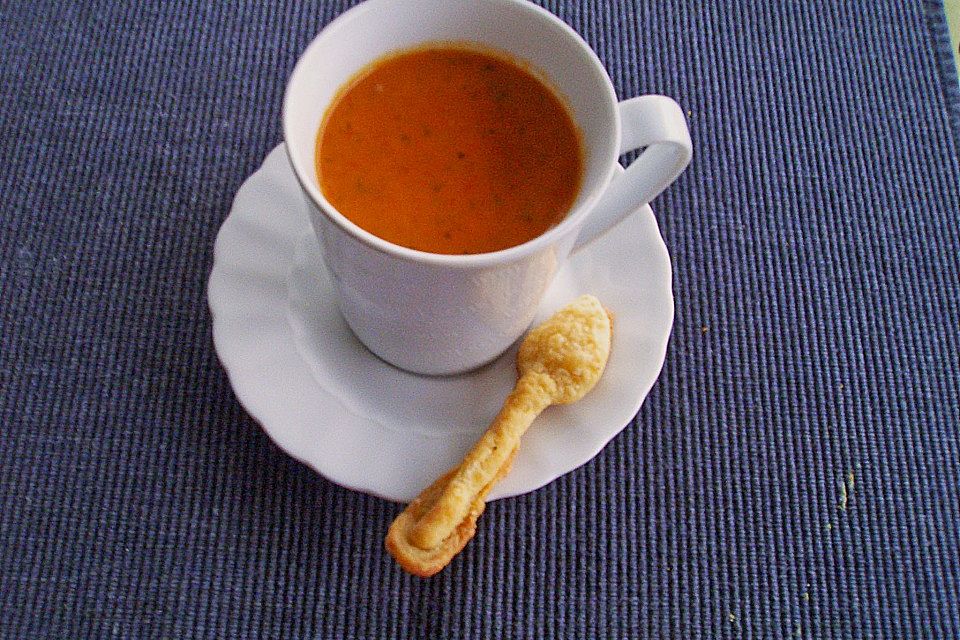 Paprika-Tomatencreme-Suppe