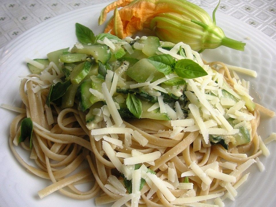 Spaghetti mit Zucchini und Käse von milz-alfred | Chefkoch