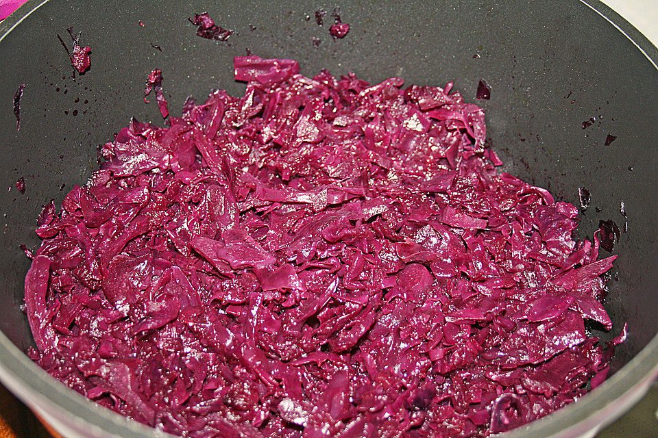 Apfelrotkohl