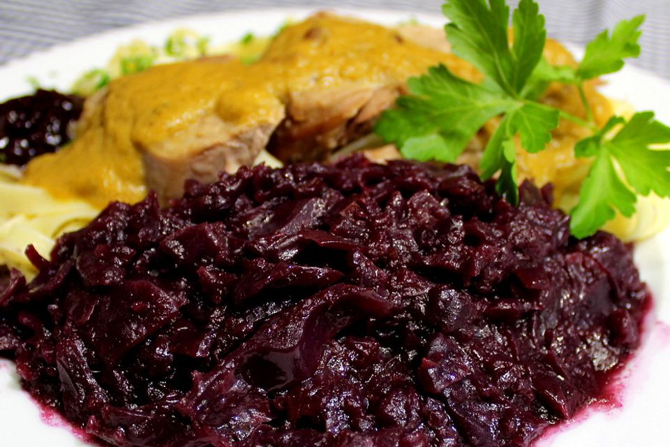 Apfelrotkohl