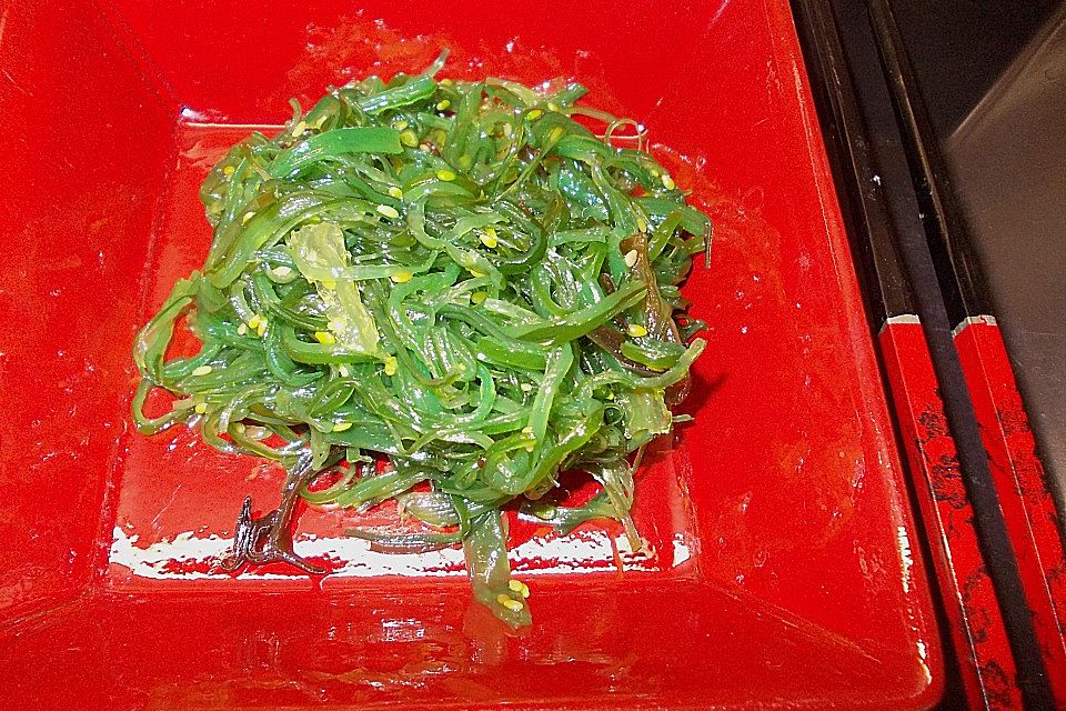 Japanischer Algensalat