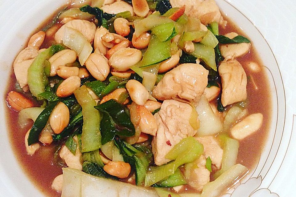 Hoisin - Hähnchen mit Pak - Choi