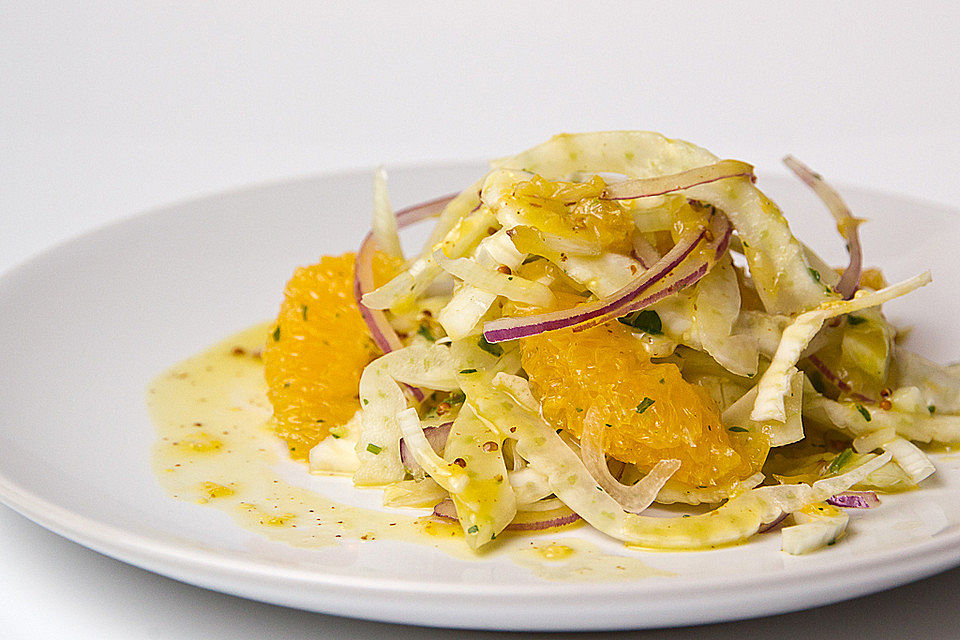 Orangen - Fenchel - Salat