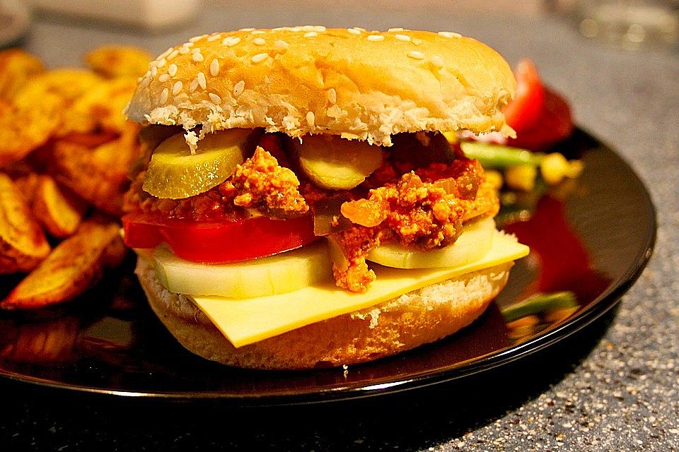 Sloppy Joes mit Tofu-Hack