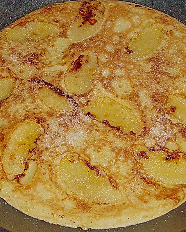 Karamellisierte Apfelpfannkuchen