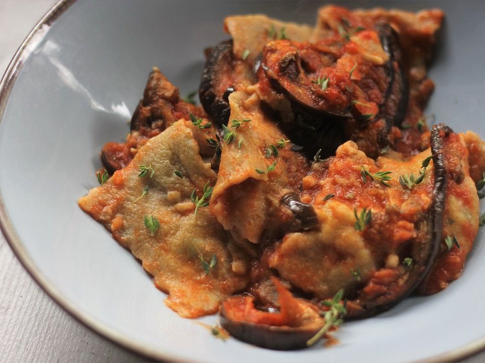 Safran Ravioli Mit Pecorino Mangold Fullung Von Pietrocorrias Chefkoch