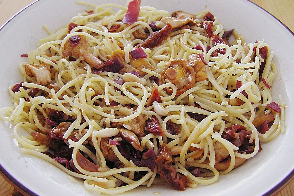 Pasta mit Pfifferlingen