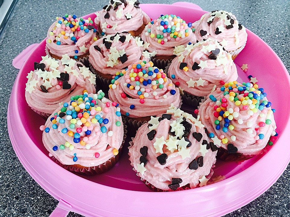 Erdbeer Cupcakes von Weinrot Chefkoch