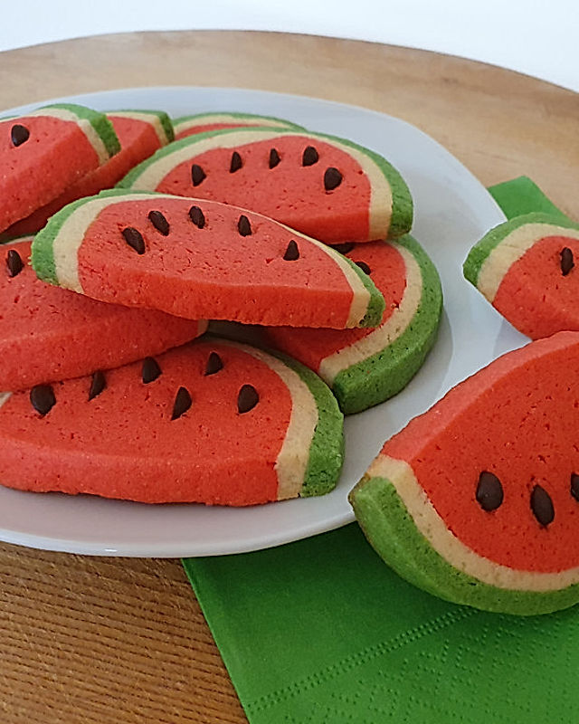 Wassermelonenspaltenkekse