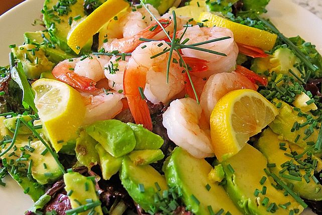 Schneller Avocado-Garnelen Salat von kochwütiges| Chefkoch