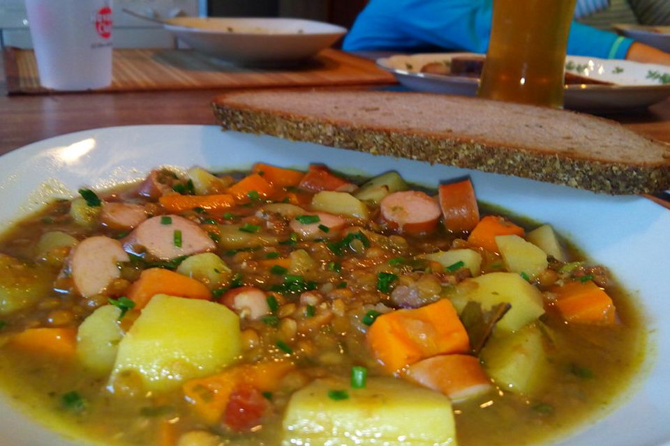 Linsensuppe à la Mama