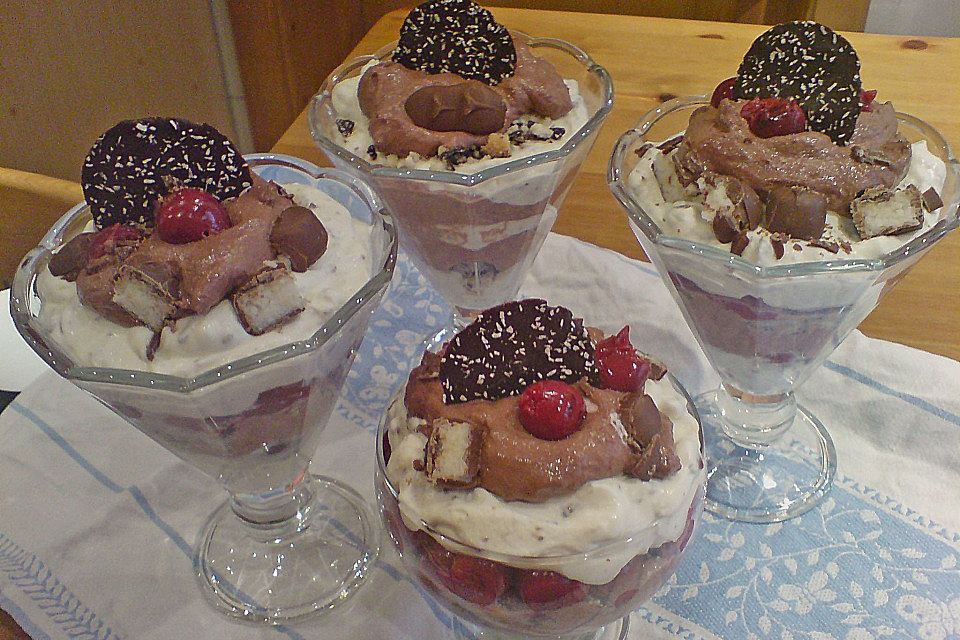 Gartenliebes traumhaftes Kirsch-Colada-Dessert