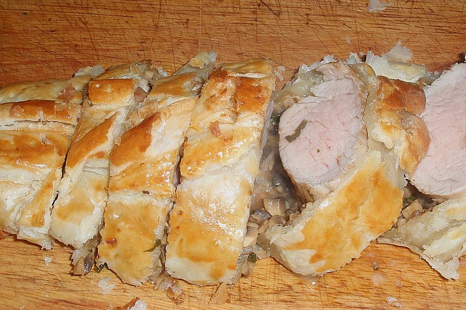 Schweinefilet im Blätterteigmantel