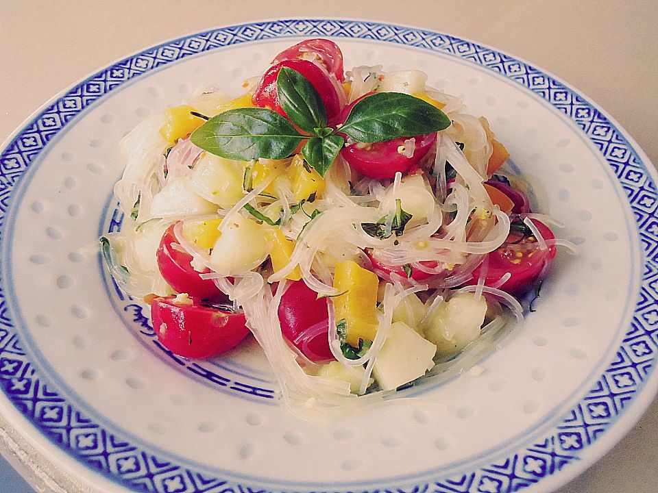 Glasnudel-Gemüse-Salat von mönggeli| Chefkoch