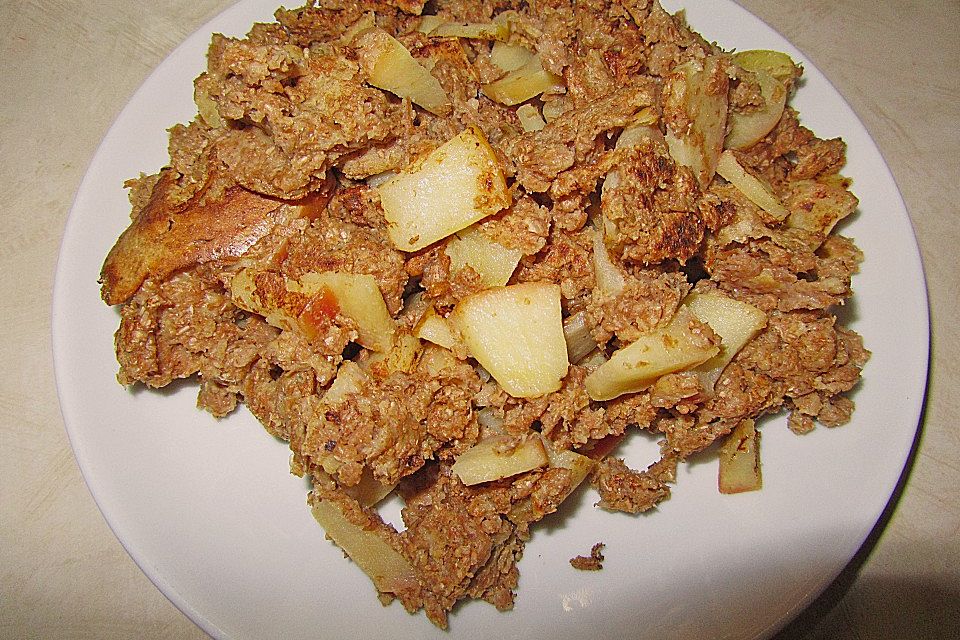 Gesunder Kaiserschmarrn mit Obst