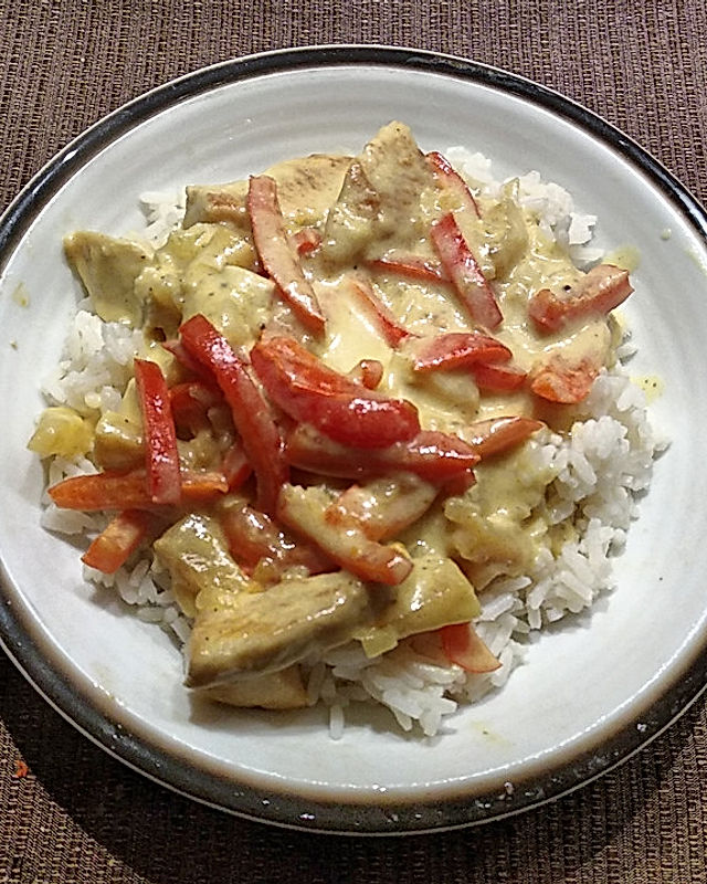 Hähnchen-Ananas-Curry