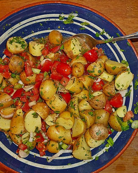 Orientalischer Kartoffelsalat mit Minze