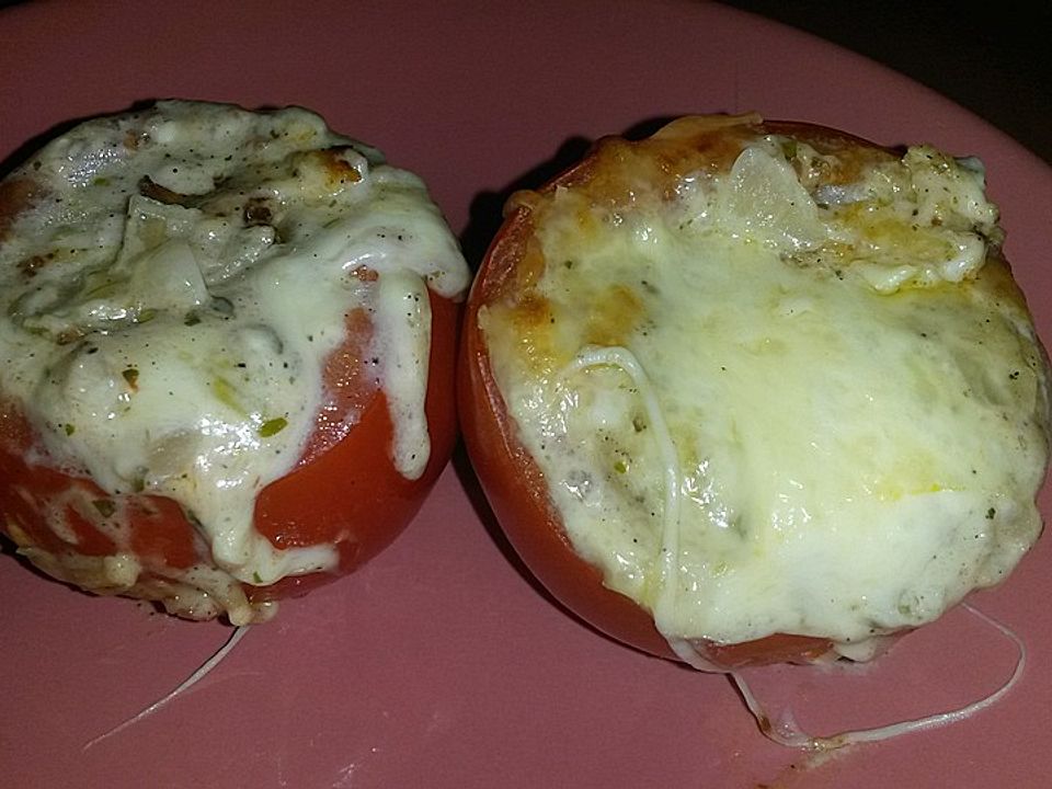 Gefüllte Tomaten mit Schafskäse-Zwiebelfüllung von nayru| Chefkoch