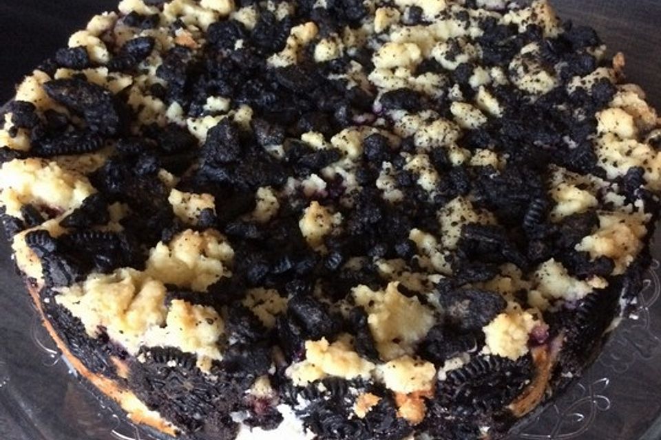 Oreo Blueberry Cheesecake