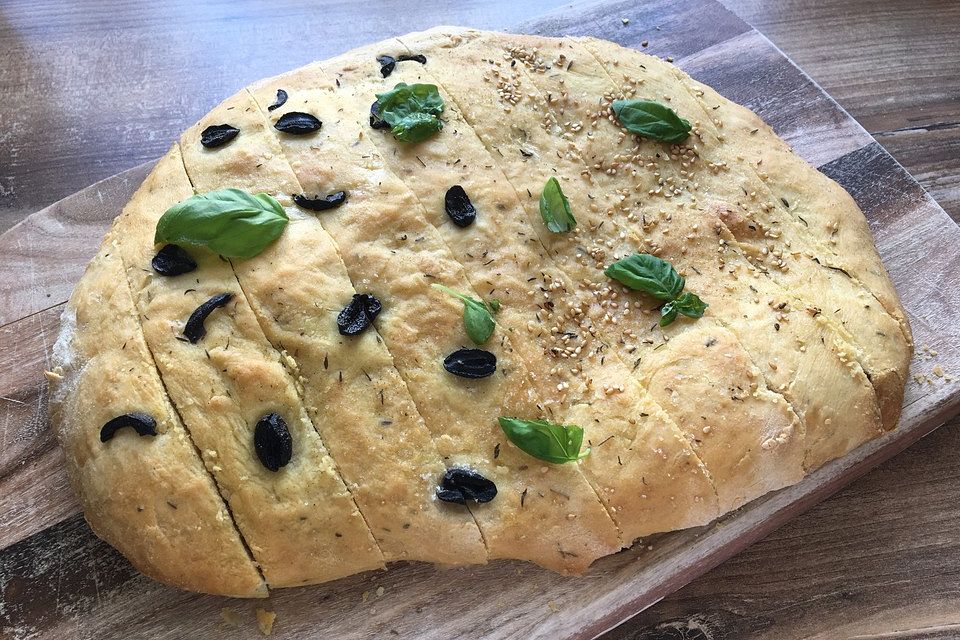 Foccacia mit Cherrytomaten