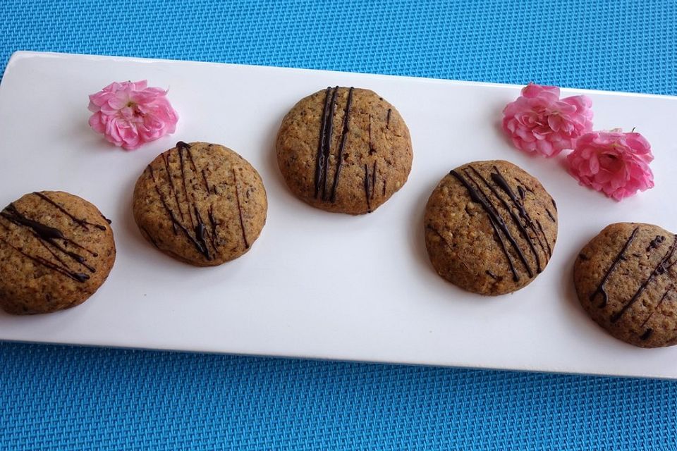 Schoko-Haselnuss Cookies