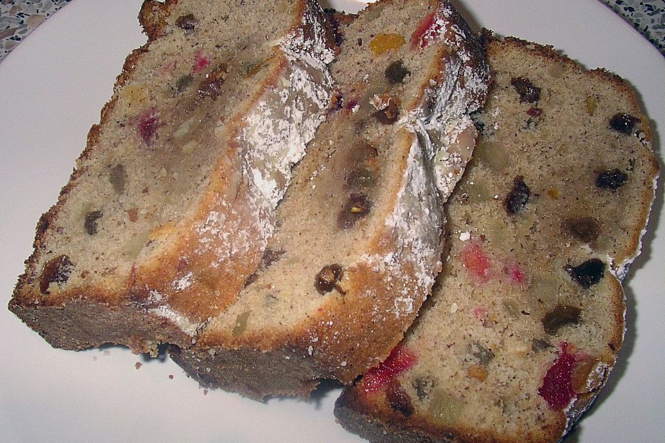 Marzipan-Früchtekuchen Marzipan-Früchtekuchen